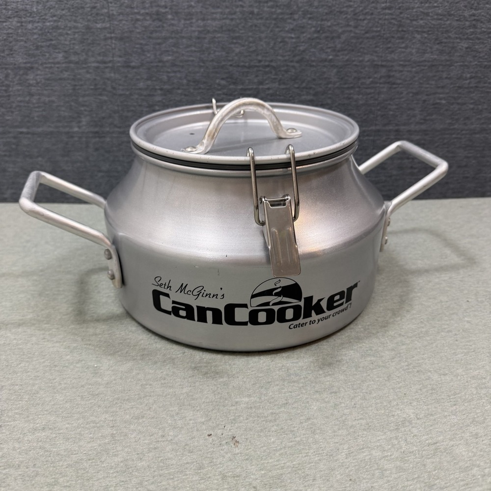 Seth McGinns Can Cooker Jr 2 Gallon Silver Aluminum Pressure Cooker CC-002